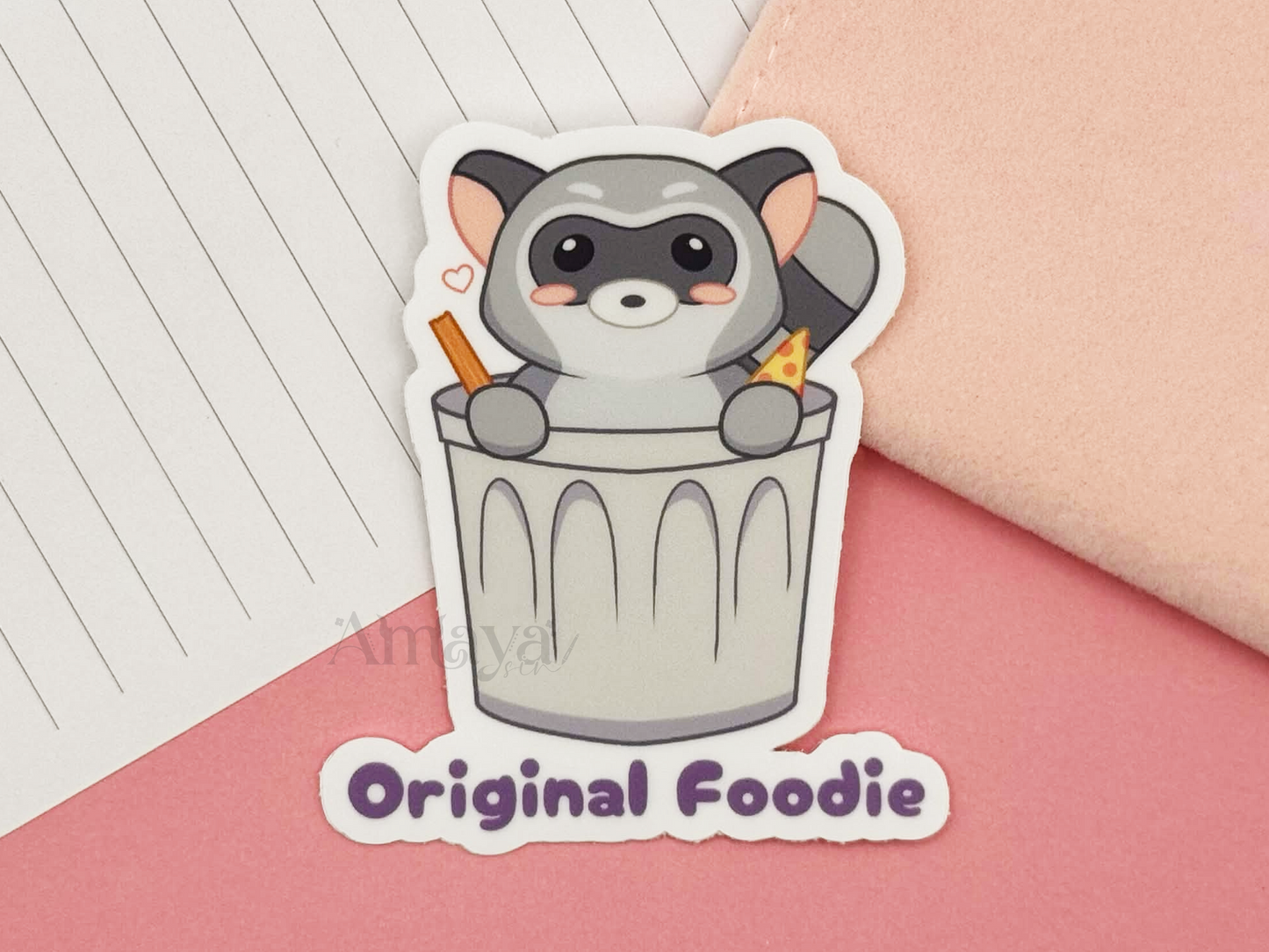 Original Foodie Vinyl Sticker