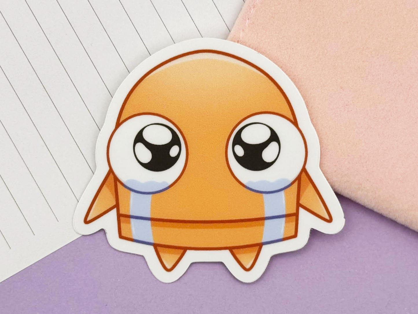 Crying Robot Vinyl Sticker
