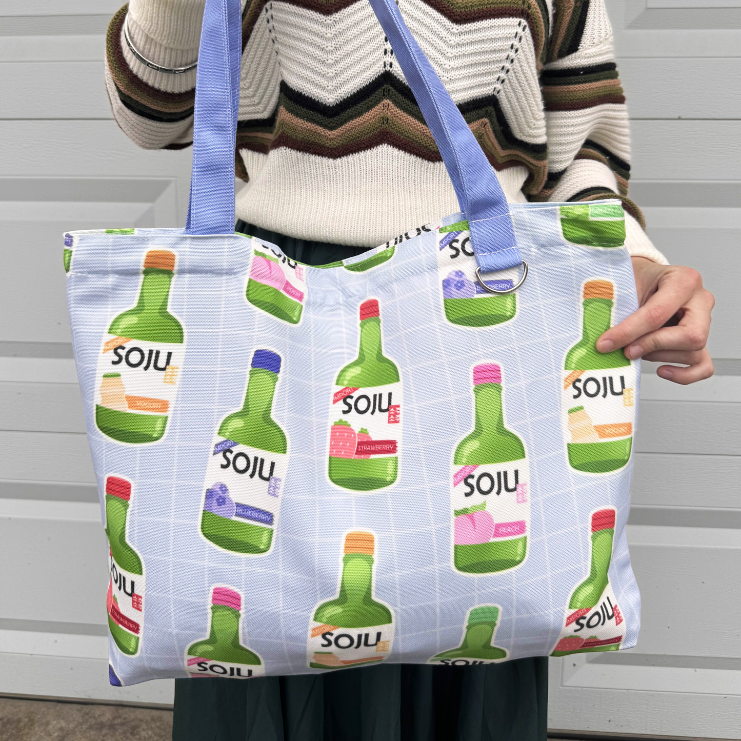 Soju Zipper Tote Bag