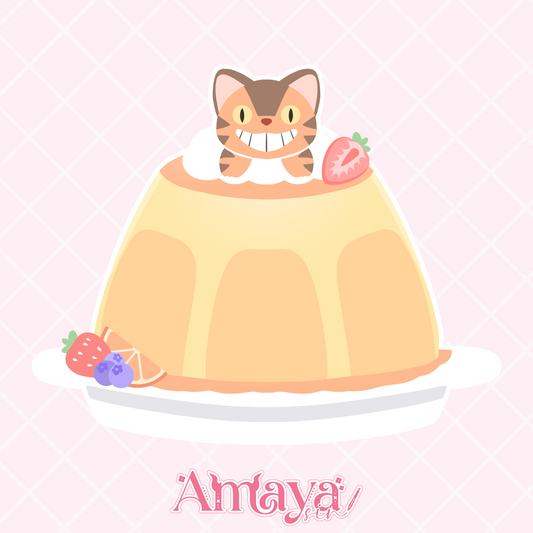 Ghibli Catbus Pudding